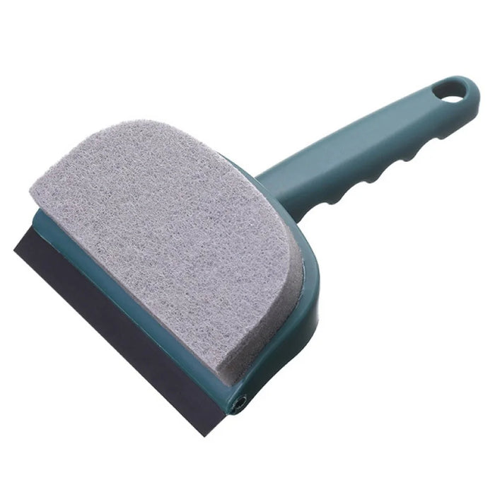 Multifunction Glass Cleaning Brush Tool Home Double-Sided Window Cleaning Washing Wiper Brush - Green - 2