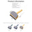 Multifunction Glass Cleaning Brush Tool Home Double-Sided Window Cleaning Washing Wiper Brush - Green - 4
