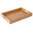35*22*4cm Wide Handles Design Drink/Food/Snack Serving Tray Bamboo Trays for Living Room/Restaurants - 1