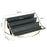 Nordic Multi-layer Desktop Organizer Multi-purpose Golden Iron Storage Tray Cosmetic Sundries Rack, Size L - Blackish Green - 7