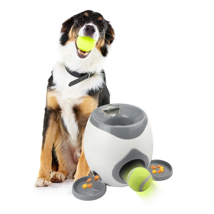 TG-CTOYO47 Dog Tennis Ball Launcher Snack Encouragement Machine Interactive Ball Launcher Dog Ball Thrower Pet Gift - 1