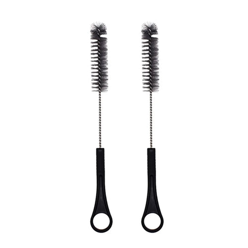 2Pcs/Set Tea Cup Cleaning Wire Brushes Thin Small Extra Long Pipe Milk Bottle Cleaners - 1
