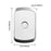 C20 Wireless Caregiver Pager Smart Call System with 1 SOS Call Button and 3 Receivers Nurse Calling Alert Patient Help Button EU Plug - Silver - 6
