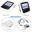 CTW07 EU Plug Wireless Alert Button Call Button for Elderly Emergency, Alert System for Seniors, 4 SOS Call Buttons and 1 Digital Screen Receiver - White - 7