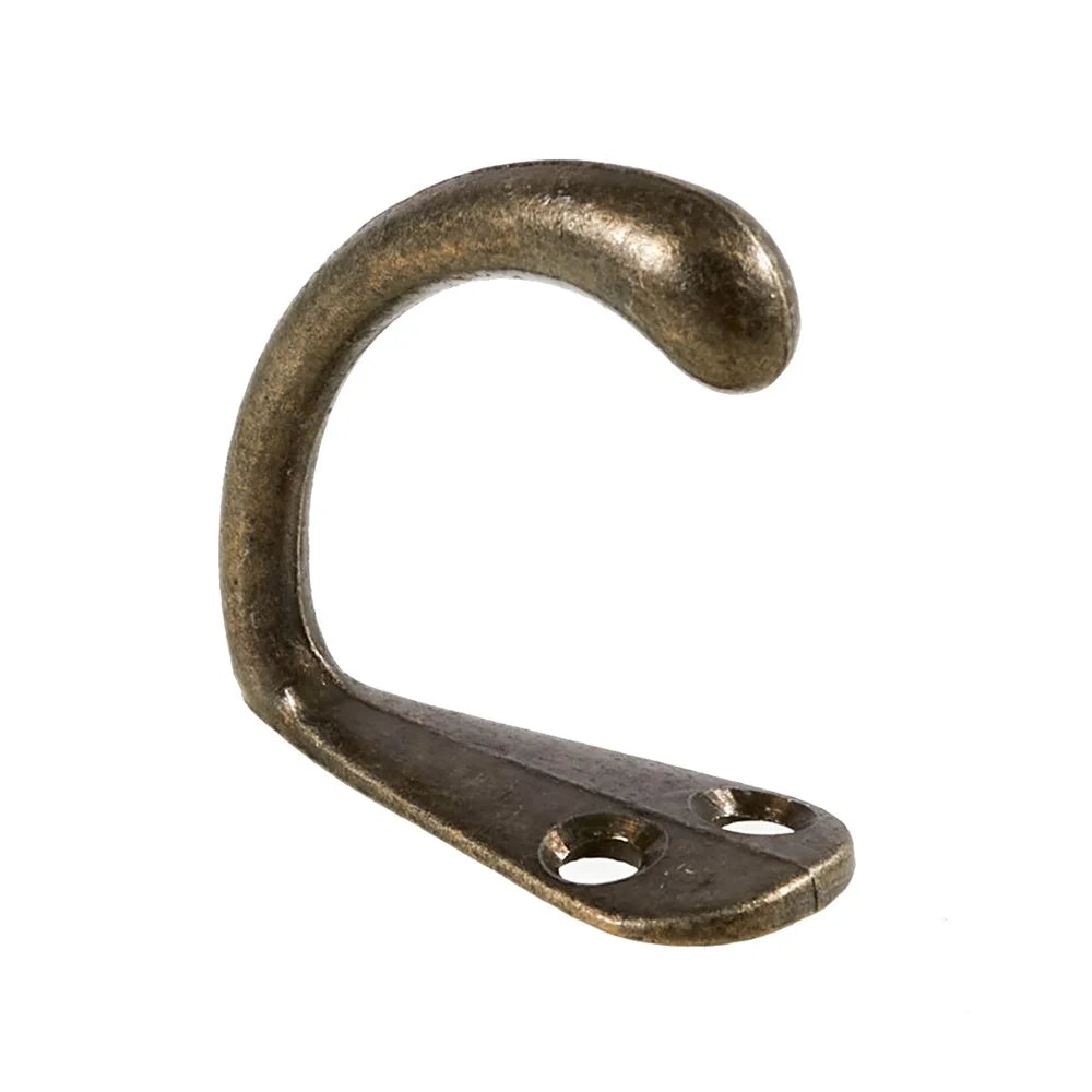 C32 Retro Zinc Alloy Hook Home Wardrobe Furniture Hanging Hook Clothes Bag Hanger - 6
