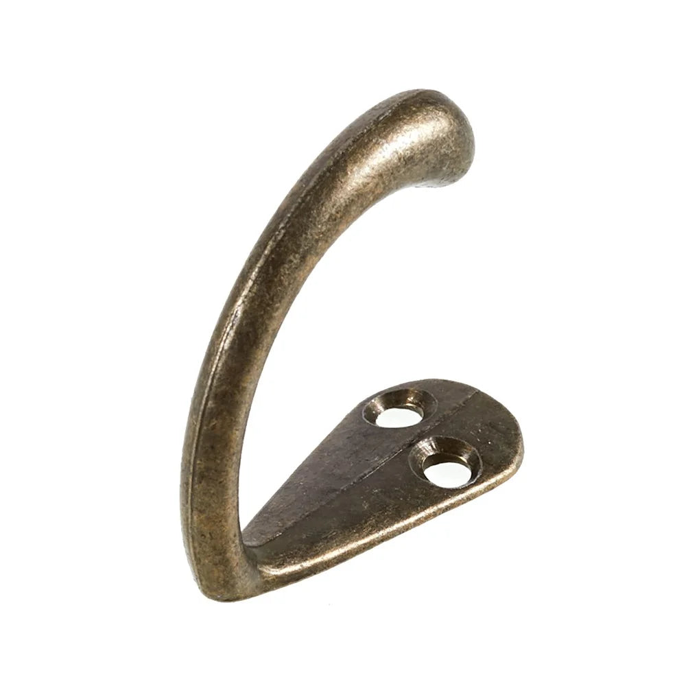 C32 Retro Zinc Alloy Hook Home Wardrobe Furniture Hanging Hook Clothes Bag Hanger - 7