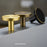 TA-00081 Small Round Brass Decorative Wall Hook Wall Mounted Hanger for Towel Coat Clothes - Gold/Black - 5