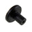 TA-00081 Small Round Brass Decorative Wall Hook Wall Mounted Hanger for Towel Coat Clothes - Gold/Black - 6
