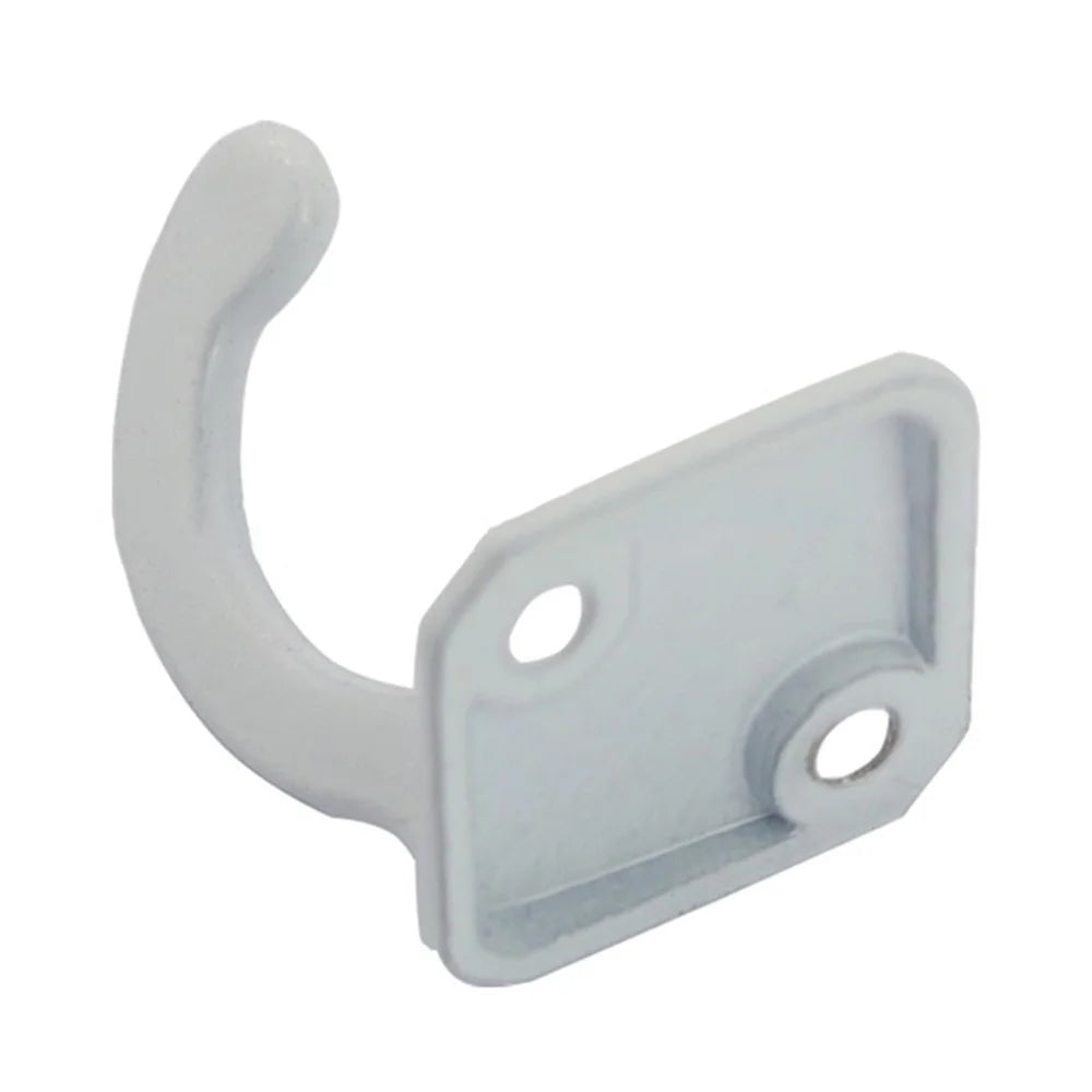 Vintage Hanger Zinc Alloy Door Hook Bedroom Bathroom Wall Hook Rack for Clothes Coat Hat Bag Towel - White - 2