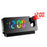 S282 Multifunctional Creative Alarm Clock Electronic Digital Time Temperature Calendar Color Screen Projection Alarm Clock (Colorful Version) - Black - 1