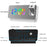 S282 Multifunctional Creative Alarm Clock Electronic Digital Time Temperature Calendar Color Screen Projection Alarm Clock (Colorful Version) - Black - 2