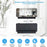S282 Multifunctional Creative LED Screen Alarm Clock Electronic Digital Time Temperature Calendar Projection Alarm Clock (Standard Version) - Black - 4