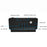 S282 Multifunctional Creative LED Screen Alarm Clock Electronic Digital Time Temperature Calendar Projection Alarm Clock (Standard Version) - Black - 7