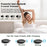 F1089 Loud Vibrating USB Alarm Clock 6.5'' LED Display Screen Bedroom Clock with Snooze Function for Students Elderly Senior Men Women - Black / Red Light - 7