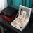 sp01130 Jewelry Storage Case with Mirror and Removable Tray, PU Leather Jewelry Display Box Organizer for Necklaces Earrings Rings Bracelets - White - 3