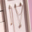 sp01181 5 Layers Jewelry Box Organizer PU Leather Jewelry Tray Drawer Storage Case for Earrings Rings Necklaces Bracelets - Blue - 3