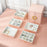 sp01181 5 Layers Jewelry Box Organizer PU Leather Jewelry Tray Drawer Storage Case for Earrings Rings Necklaces Bracelets - Blue - 5