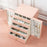 sp01181 5 Layers Jewelry Box Organizer PU Leather Jewelry Tray Drawer Storage Case for Earrings Rings Necklaces Bracelets - Blue - 6