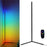 DH-L1004 1.12m RGB LED Corner Floor Lamp Dimmable Corner Light with Bluetooth-compatible APP and Touch Remote Control - Black / EU Plug - 1