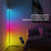 DH-L1004 1.12m RGB LED Corner Floor Lamp Dimmable Corner Light with Bluetooth-compatible APP and Touch Remote Control - Black / EU Plug - 4