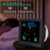TS-WP10 Color Screen Alarm Clock Temperature Humidity Display Waterproof Bathroom Clock with Suction Cup - Black - 3