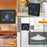 TS-WP10 Color Screen Alarm Clock Temperature Humidity Display Waterproof Bathroom Clock with Suction Cup - Black - 5