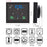 TS-WP10 Color Screen Alarm Clock Temperature Humidity Display Waterproof Bathroom Clock with Suction Cup - Black - 6