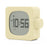 MUID H-CL-04 Smart Square Alarm Clock Bedside LED Wake-Up Night Light Desktop Digital Table Snooze Clock Home Decor - Yellow - 1