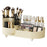 Makeup Organizer Storage Tray ABS+PET Dressing Table Cosmetic Rack Display Case Gift - Beige / 1 Set Rack - 1