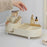 Makeup Organizer Storage Tray ABS+PET Dressing Table Cosmetic Rack Display Case Gift - Beige / 1 Set Rack - 4