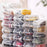 4PCS Transparent Shoe Organizer Box Home Closet Plastic Shoe Storage Case Organizer, Size: M - White - 5