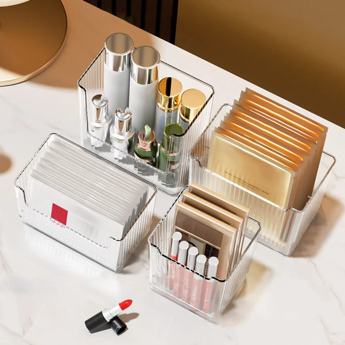 PET Refrigerator Organizer Box Fridge Side Door Storage Container, Double Layer / Size S (No FDA Certificate, BPA Free) - Transparent - 6