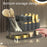 PET Lipstick Storage Box Multi-grid Dressing Table Makeup Brush Lip Glaze Transparent Organizer - Transparent Grey - 5