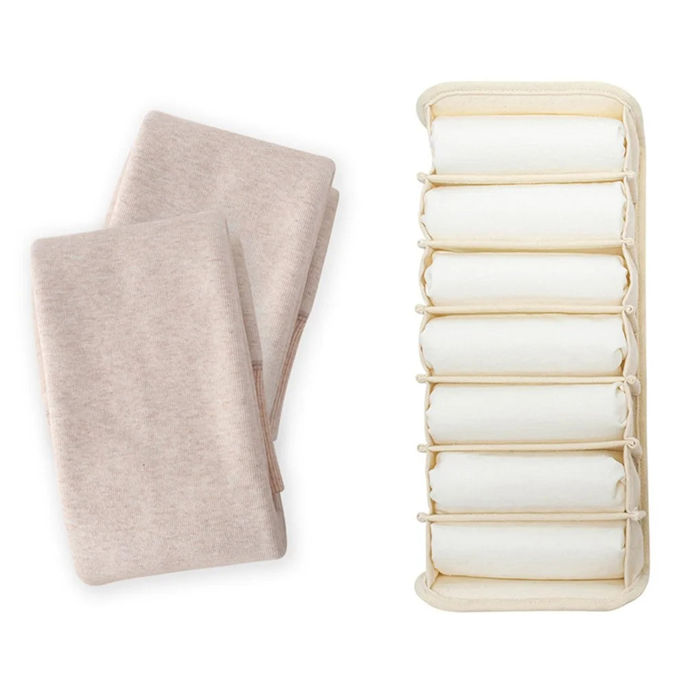 MOHO&HOME MDJ6167 7 Grids Underwear Socks Storage Box Cabinet Wardrobe Divider Drawer Organizer - 1