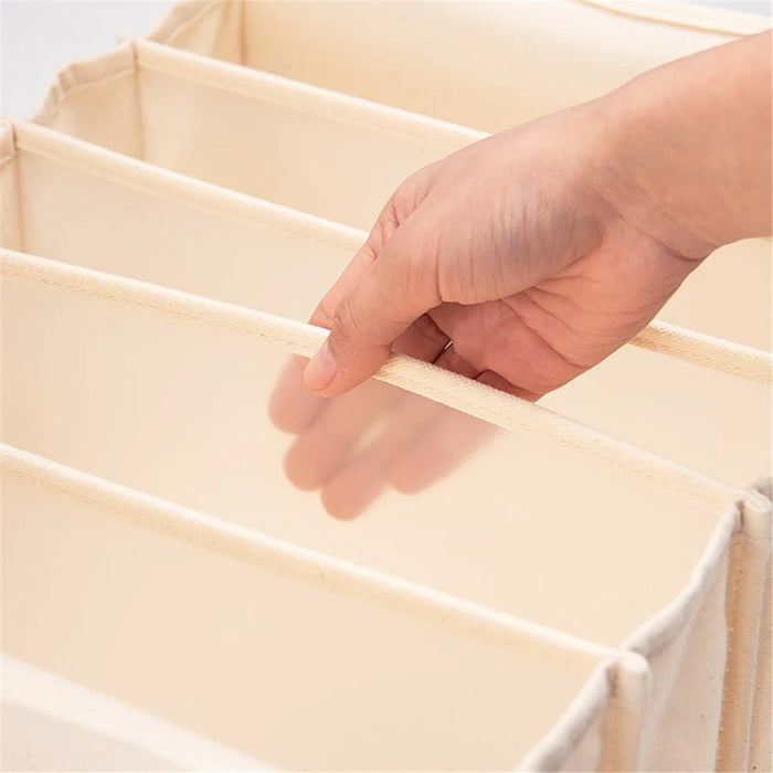 MOHO&HOME MDJ6167 5 Grids Drawer Organizer Sweater Jeans Storage Box Cabinet Wardrobe Divider - 6