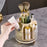 Makeup Organizer Rotating Brush Holder Clear Cosmetic Organizer Storage Display Box - Champagne - 2