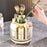 Makeup Organizer Rotating Brush Holder Clear Cosmetic Organizer Storage Display Box - Champagne - 4