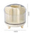 Makeup Organizer Rotating Brush Holder Clear Cosmetic Organizer Storage Display Box - Champagne - 5