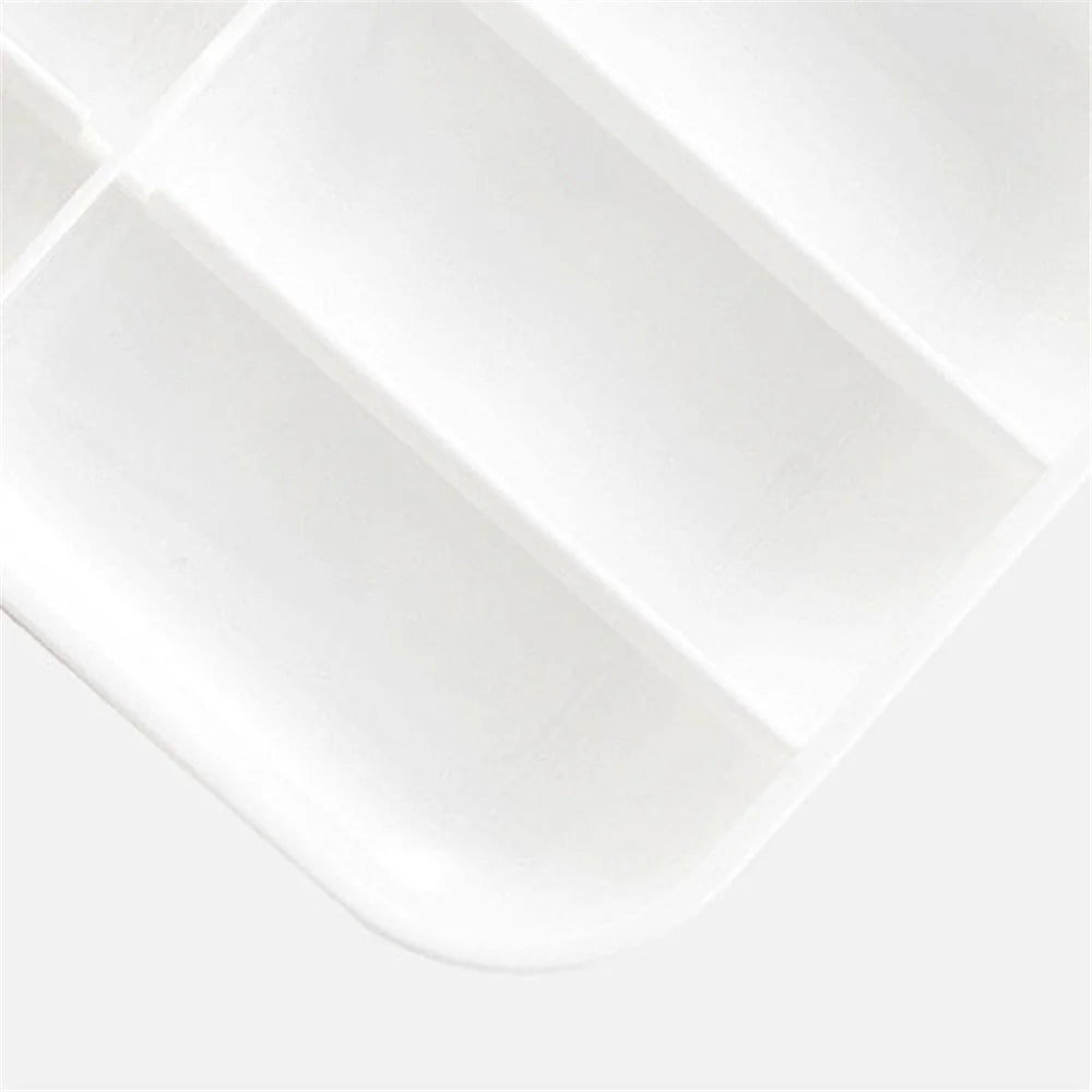 8-Grid Pill Organizer Daily Travel PS Medicine Case Portable Pill Storage Box (No FDA Certified, BPA-Free) - Khaki - 6