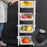 2073 3 Layer Plastic Storage Trolley Kitchen Cart Vegetable Fruit Organizer Rolling Shelf, Medium Size (BPA Free, No FDA Certificate) - 2