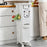 7030 32L Long Tube Kitchen Double Layer Mobile Pulley Garbage Basket Dry Wet Separation Trash Can - 2