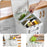 7030 32L Long Tube Kitchen Double Layer Mobile Pulley Garbage Basket Dry Wet Separation Trash Can - 4