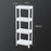 4 Layer Plastic Floor Standing Storage Rack Movable Pulley Storage Shelf for Bathroom Kitchen - Pink - 6
