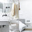 889 Garment Rack Clothing PP Storage Basket Moving Cart Clothes Organizer for Home Bedroom Laundry - 3