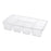 Food Storage Box Kitchen Refrigerator Transparent PP Sealed Organizer Container with Lid (BPA Free, No FDA Certificate) - Transparent - 1