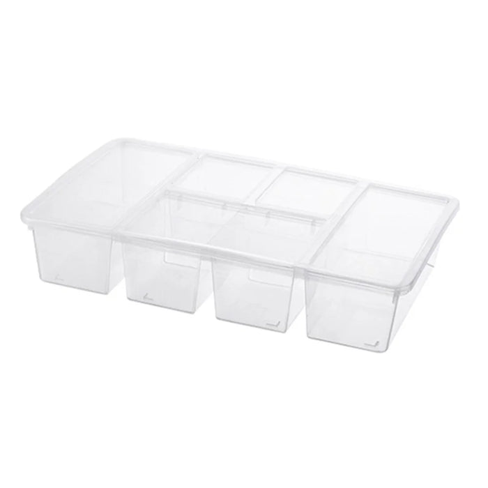Food Storage Box Kitchen Refrigerator Transparent PP Sealed Organizer Container with Lid (BPA Free, No FDA Certificate) - Transparent - 1