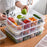 Food Storage Box Kitchen Refrigerator Transparent PP Sealed Organizer Container with Lid (BPA Free, No FDA Certificate) - Transparent - 2