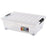 33L Plastic Underbed Storage Box Household Clothes Quilt Organizer Transparent Pulley Box, Size L - 1