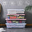 33L Plastic Underbed Storage Box Household Clothes Quilt Organizer Transparent Pulley Box, Size L - 2