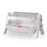 F922-1 Dish Drying Box Single Layer Bowl Chopstick Storage Rack PP+PET Household Drainer - White - 1